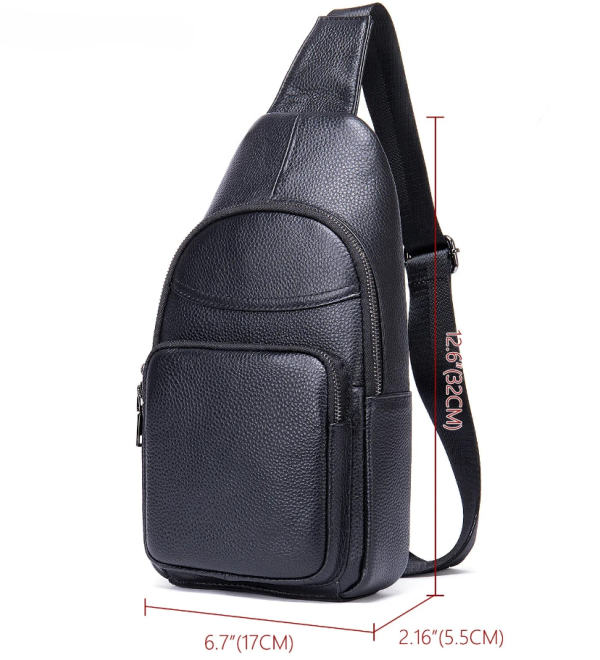 2024 New Men’s Chest Bag Short Distance Travel Crossbody Bag